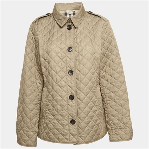 burberry ashurst jacket mushroom|Burberry Brit Ashurst Diamond Quilted Jacket Size S Mushroom.